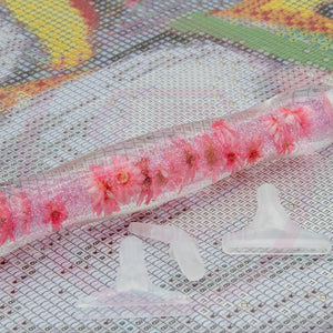 Stylo Premium Ergonomique Diamond Painting Fleurs Roses