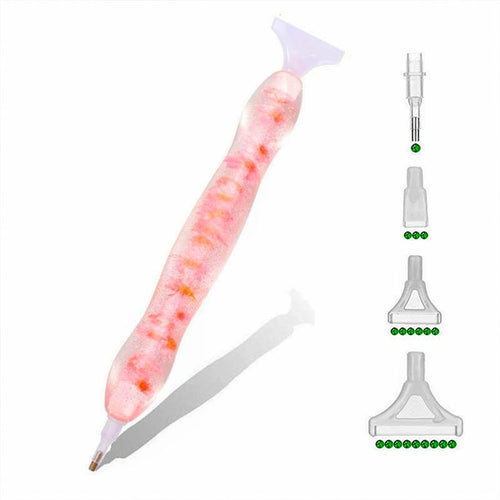 Stylo Premium Ergonomique Diamond Painting Fleurs Roses