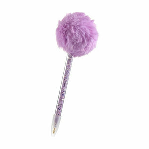 Stylo à Paillettes Diamond Painting avec Pompon en 4 Couleurs Accessoire