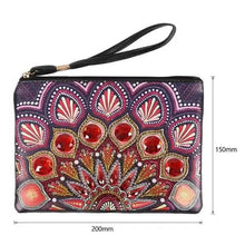 Charger l&#39;image dans la galerie, Sac Poignet Diamond Painting avec Paon Rouge