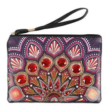 Charger l&#39;image dans la galerie, Sac Poignet Diamond Painting avec Paon Rouge