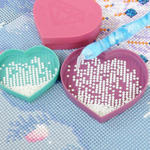 Charger l&#39;image dans la galerie, Plateau Organisateur en Forme de Cœur Diamond Painting Accessoire