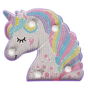 Lumière LED Diamond Painting Licorne