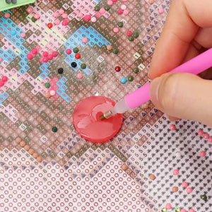 Boîte à Cire en Cristal Diamond Painting avec Accessoires de Cire