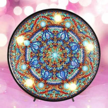 Charger l'image dans la galerie, Lampe LED Diamond Painting Étoile Mandala Bleue