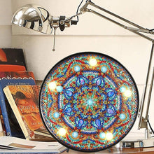 Charger l'image dans la galerie, Lampe LED Diamond Painting Étoile Mandala Bleue