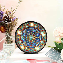 Charger l'image dans la galerie, Lampe LED Diamond Painting Étoile Mandala Bleue