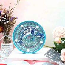 Charger l'image dans la galerie, Lampe LED Diamond Painting Dauphins