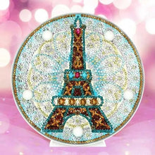 Charger l'image dans la galerie, Lampe LED Diamond Painting Tour Eiffel