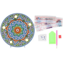Charger l'image dans la galerie, Lumière LED Diamond Painting Mandala Bleu