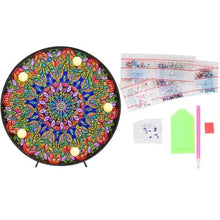 Charger l'image dans la galerie, Lumière LED Diamond Painting Mandala Vert