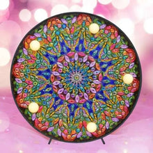 Charger l'image dans la galerie, Lumière LED Diamond Painting Mandala Vert
