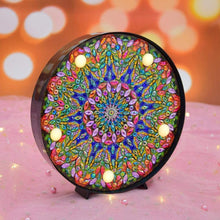 Charger l'image dans la galerie, Lumière LED Diamond Painting Mandala Vert