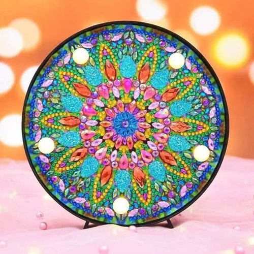 Lampe LED Diamond Painting Mélange Mandala