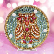 Charger l'image dans la galerie, Lampe LED Diamond Painting Hibou Somnolent