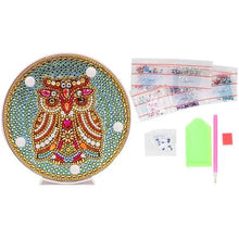 Charger l'image dans la galerie, Lampe LED Diamond Painting Hibou Somnolent