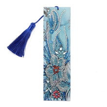 Charger l'image dans la galerie, Marque-Pages Diamond Painting Fleurs Bleues