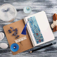 Charger l'image dans la galerie, Marque-Pages Diamond Painting Fleurs Bleues