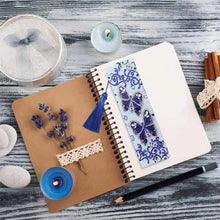 Charger l'image dans la galerie, Marque-Pages Diamond Painting Papillons Bleus