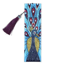 Charger l'image dans la galerie, Marque-Pages Diamond Painting avec Paon Bleu