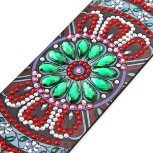 Marque-Pages Diamond Painting Fleur avec Cœur