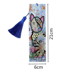 Marque-Pages Diamond Painting Chat
