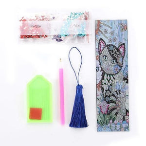 Marque-Pages Diamond Painting Chat