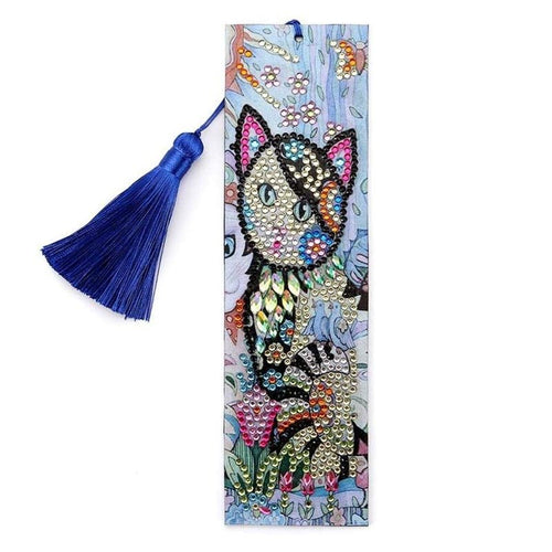 Marque-Pages Diamond Painting Chat