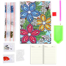 Charger l'image dans la galerie, Cahier Diamond Painting Design Fleurs