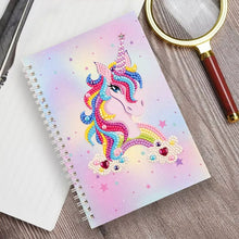 Charger l'image dans la galerie, Cahier Diamond Painting Licorne Rose