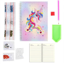 Charger l'image dans la galerie, Cahier Diamond Painting Licorne Rose