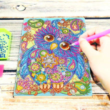 Charger l'image dans la galerie, Cahier Diamond Painting Hibou