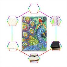 Charger l'image dans la galerie, Cahier Diamond Painting Paon