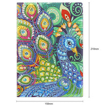Charger l'image dans la galerie, Cahier Diamond Painting Paon