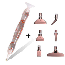 Charger l&#39;image dans la galerie, Stylo Premium Diamond Painting Ergonomique Feuille Dorée Accessoire
