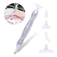 Charger l&#39;image dans la galerie, Stylo Premium Diamond Painting Ergonomique Feuille Argent Accessoire