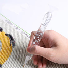 Charger l&#39;image dans la galerie, Stylo Premium Diamond Painting Ergonomique Feuille Argent Accessoire