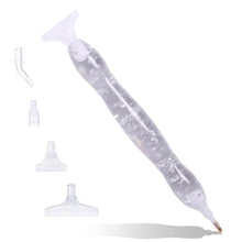 Charger l&#39;image dans la galerie, Stylo Premium Diamond Painting Ergonomique Feuille Argent Accessoire