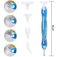 Charger l&#39;image dans la galerie, Stylo Premium Diamond Painting Ergonomique Bleu Accessoire