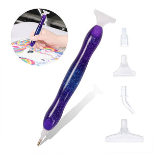 Stylo Premium Diamond Painting Ergonomique Violet 5 Variantes