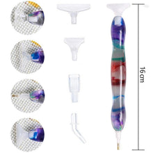 Charger l&#39;image dans la galerie, Stylo Premium Diamond Painting Ergonomique Violet/Rouge Accessoire