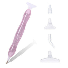 Charger l&#39;image dans la galerie, Stylo Premium Diamond Painting Ergonomique Paillettes Rose 5 Variantes