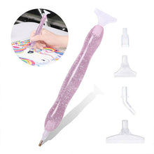 Charger l&#39;image dans la galerie, Stylo Premium Diamond Painting Ergonomique Paillettes Rose 5 Variantes