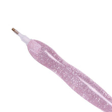 Charger l&#39;image dans la galerie, Stylo Premium Diamond Painting Ergonomique Paillettes Rose 5 Variantes