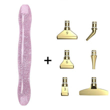 Charger l&#39;image dans la galerie, Stylo Premium Diamond Painting Ergonomique Paillettes Rose 5 Variantes