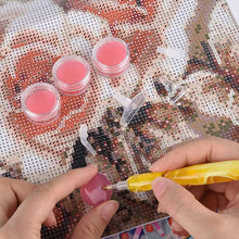 Charger l&#39;image dans la galerie, Stylo Premium Diamond Painting Ergonomique Vague Jaune
