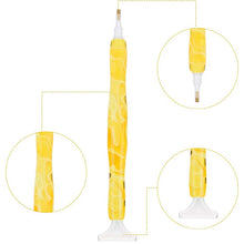 Charger l&#39;image dans la galerie, Stylo Premium Diamond Painting Ergonomique Vague Jaune