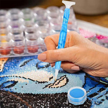 Charger l&#39;image dans la galerie, Stylo Premium Diamond Painting Vagues Bleu Clair 5 Variantes