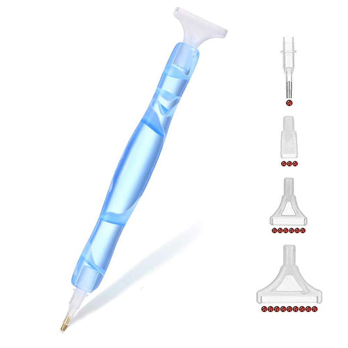 Stylo Premium Diamond Painting Vagues Bleu Clair 5 Variantes