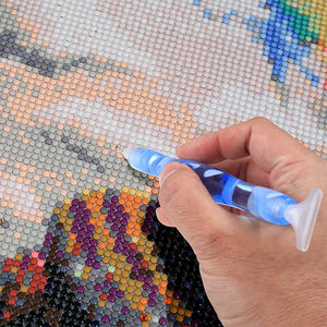 Stylo Premium Diamond Painting Vagues Bleu Clair 5 Variantes